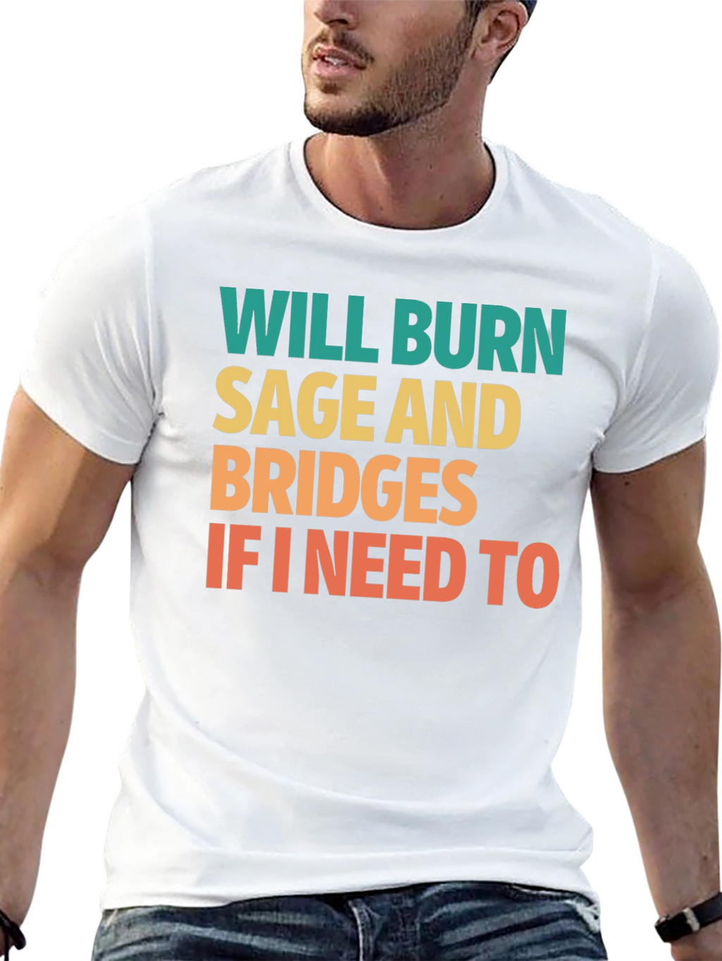 Burn Sage and Bridges Graphic Tee