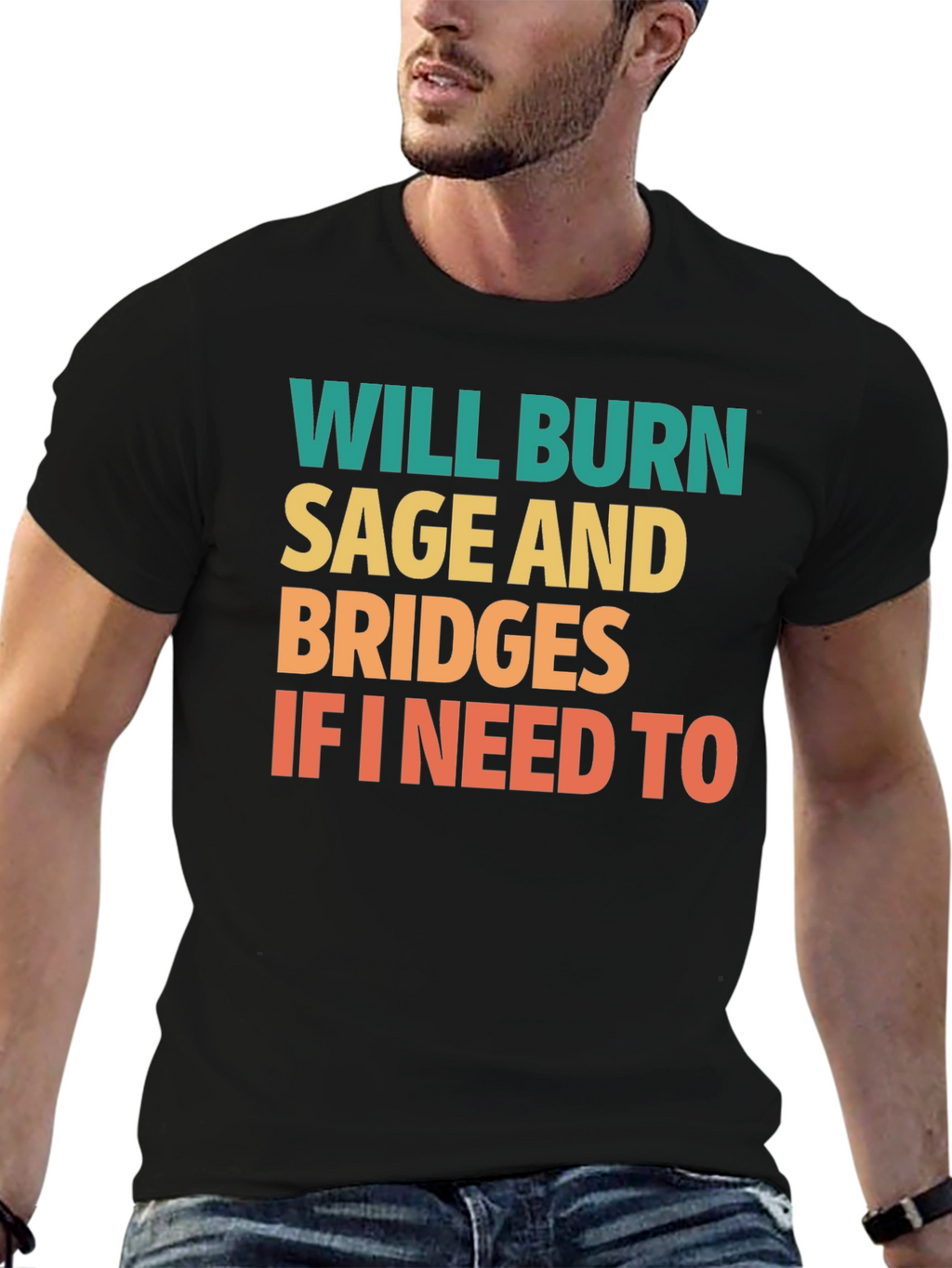 Burn Sage and Bridges Graphic Tee