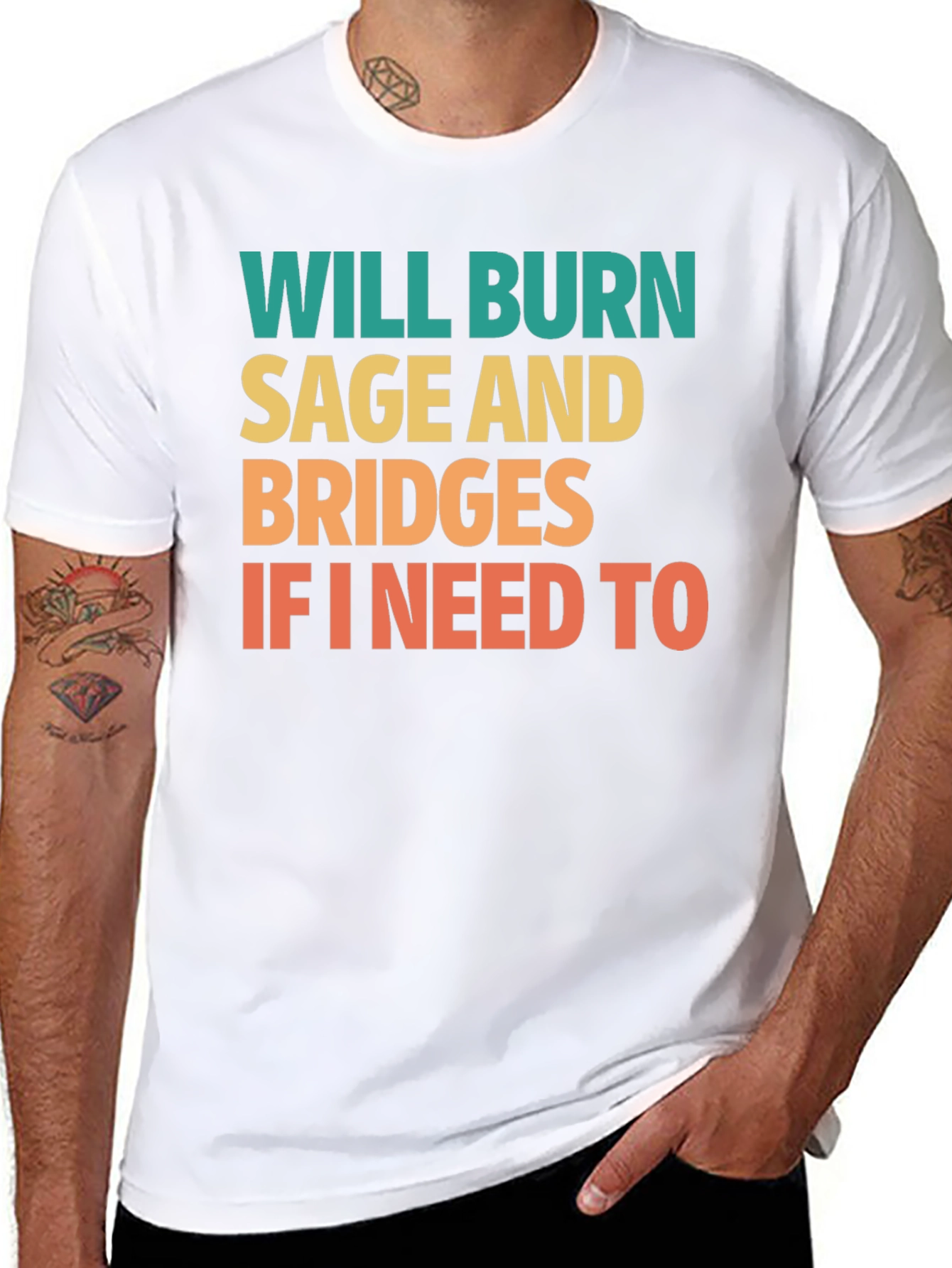 Burn Sage and Bridges Graphic Tee