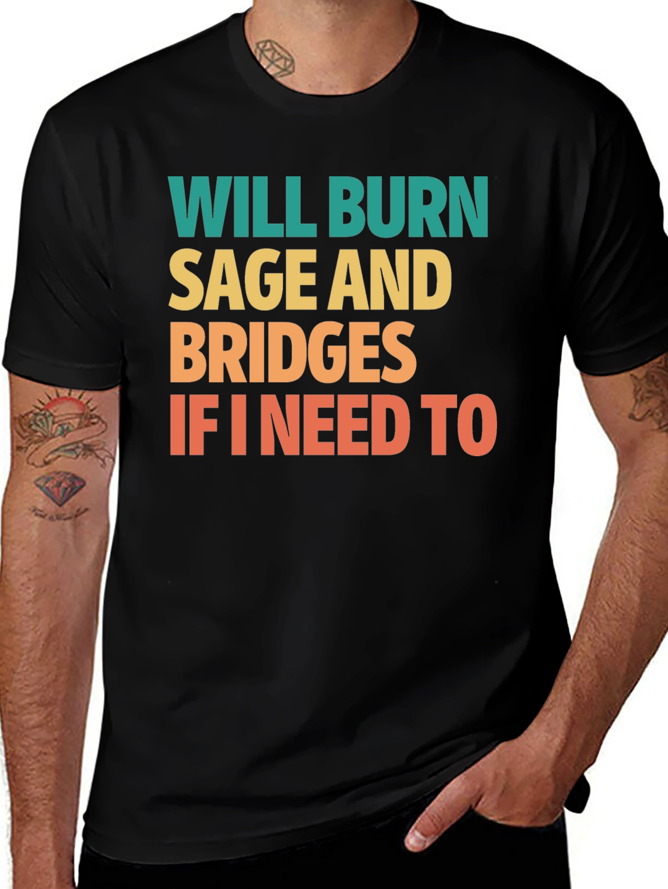 Burn Sage and Bridges Graphic Tee