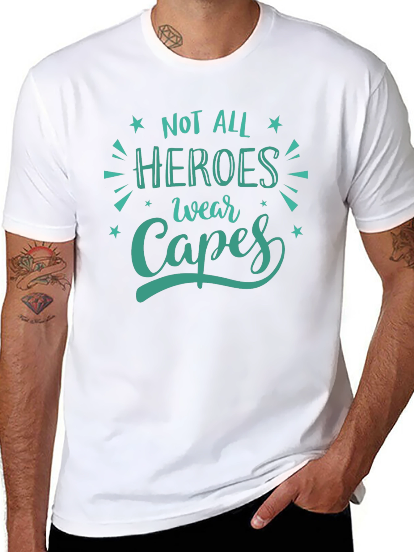 Heroes Wear Capes Graphic Tee