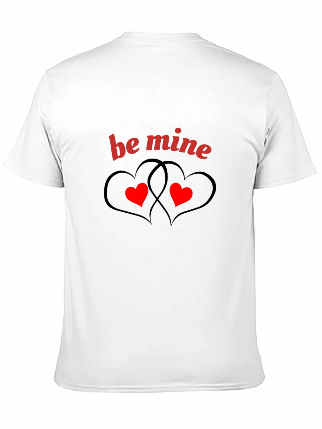 Be Mine Valentines Day T-Shirt - Black