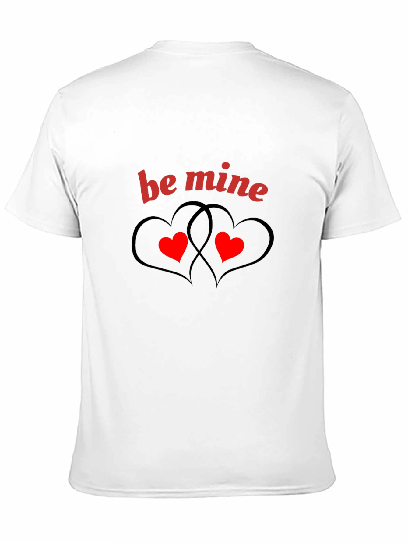 Be Mine Valentines Day T-Shirt - Black