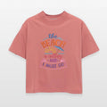 The Beach is Calling Embroidery Effect