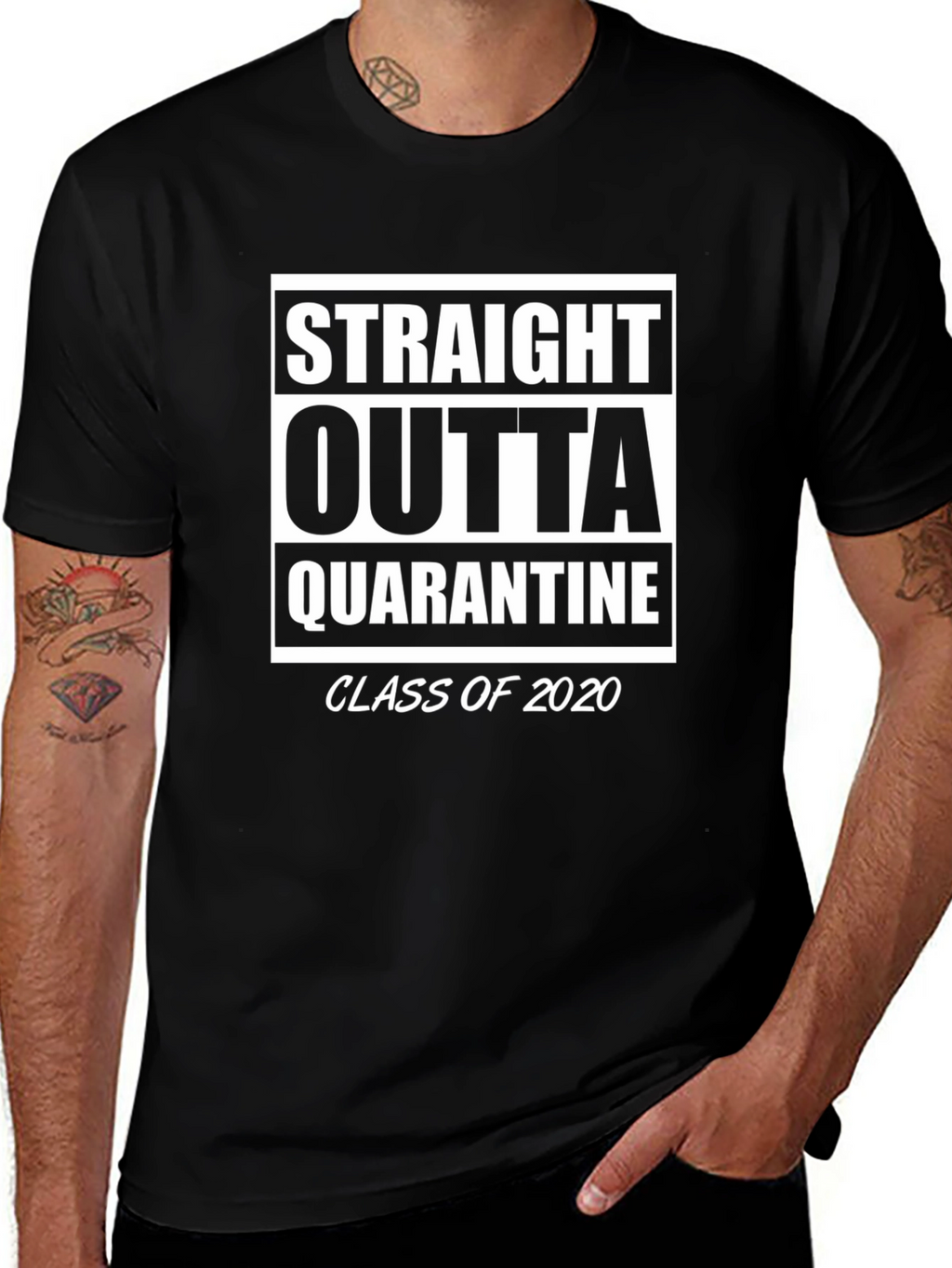 Straight Outta Quarantine Class of 2020 T-Shirt