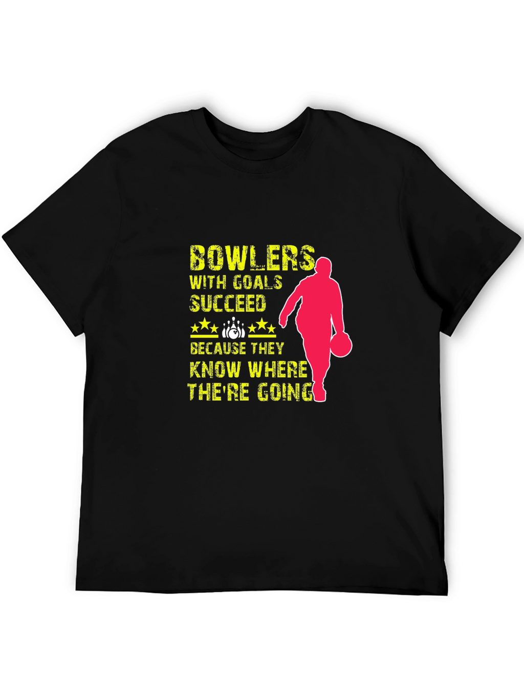 Bowlers Succeed T-Shirt - Bowling with Goals