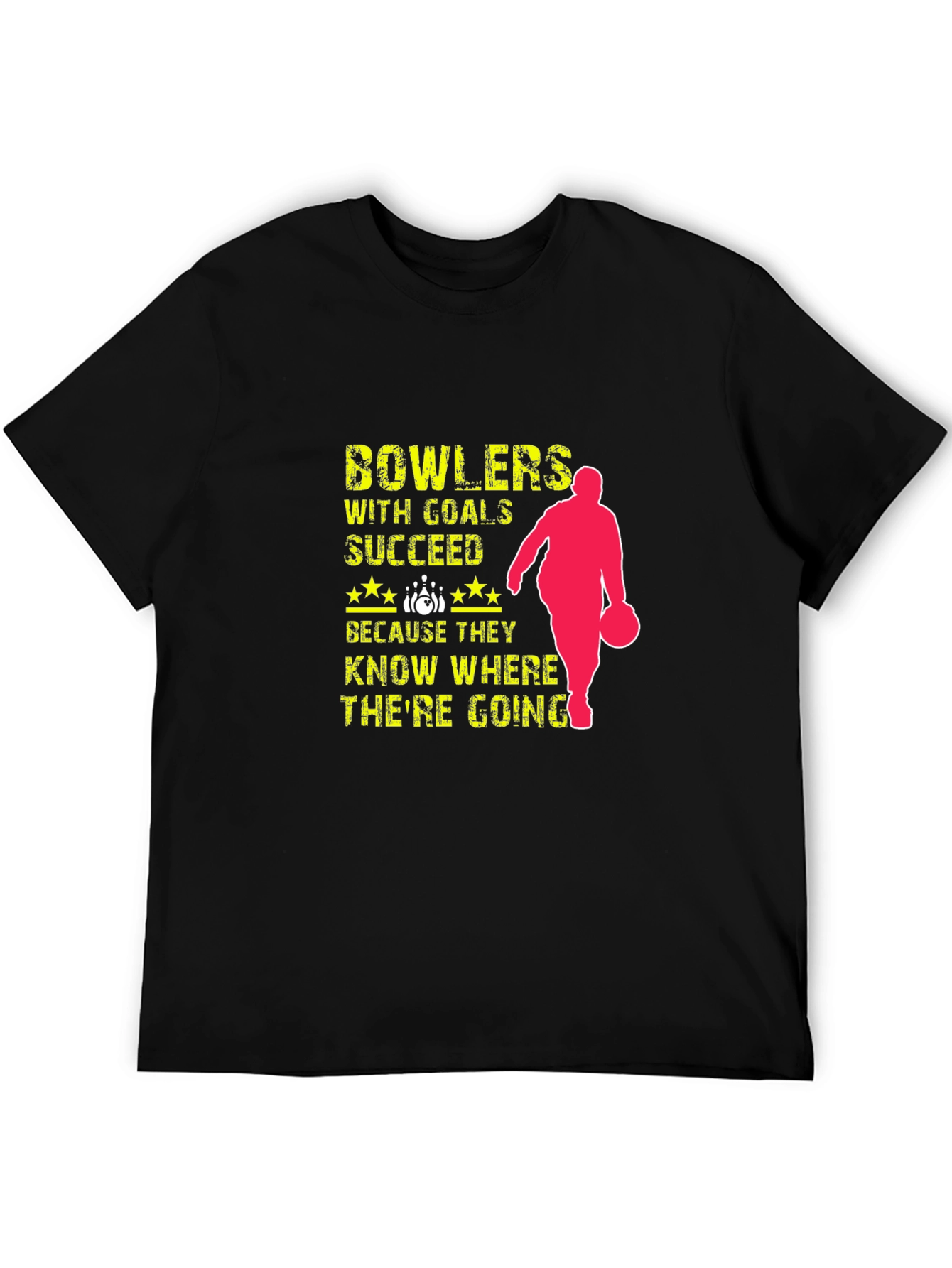 Bowlers Succeed T-Shirt - Bowling with Goals