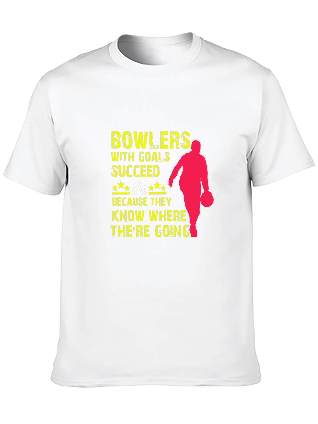 Bowlers Succeed T-Shirt - Bowling with Goals
