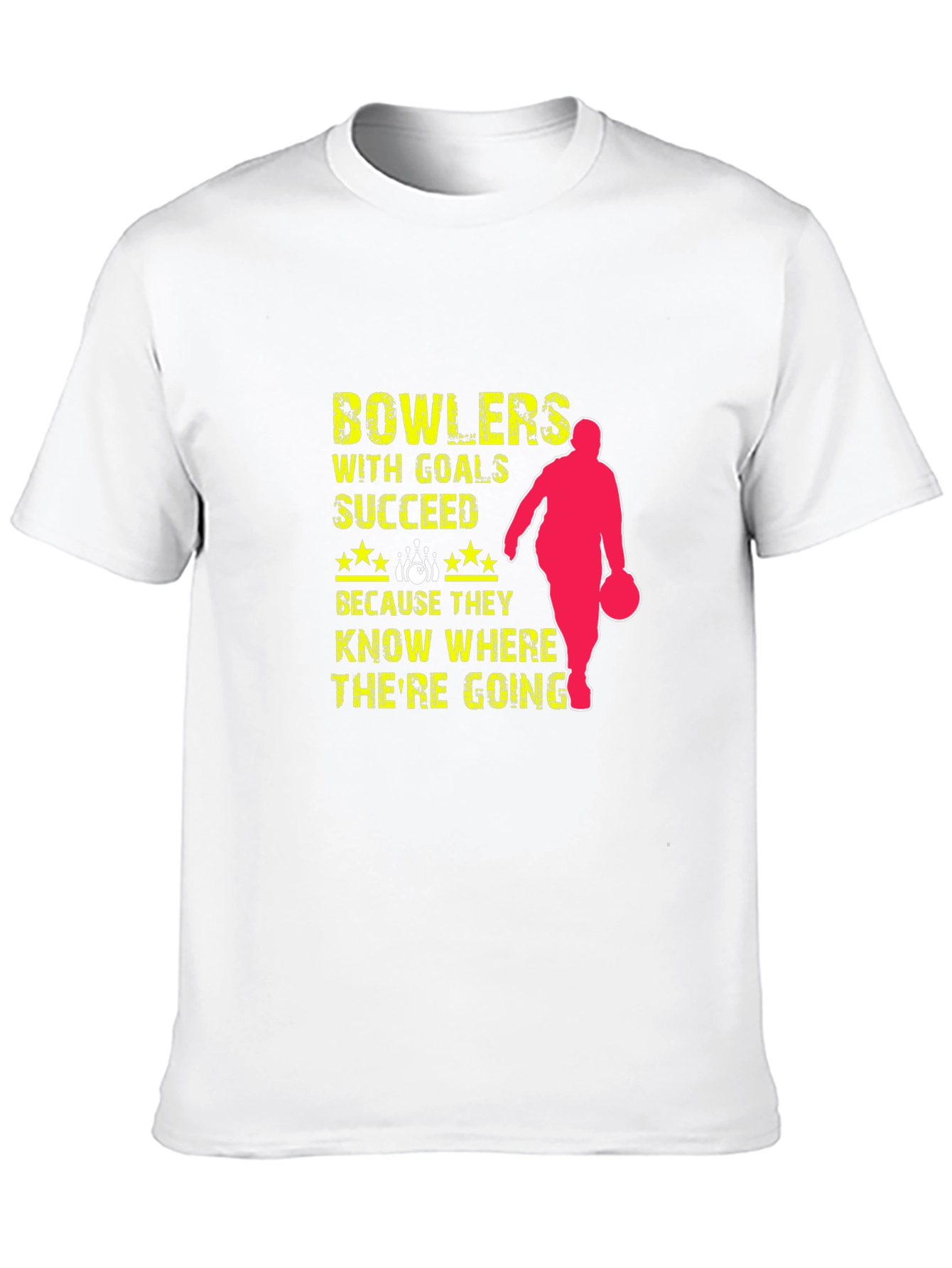 Bowlers Succeed T-Shirt - Bowling with Goals