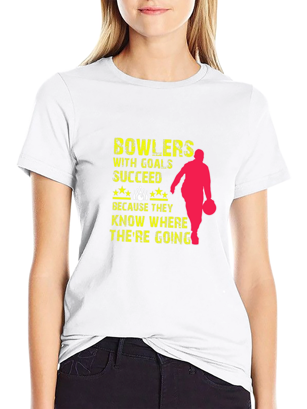 Bowlers Succeed T-Shirt - Bowling with Goals