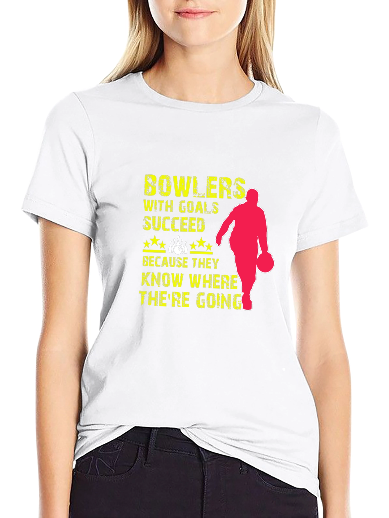 Bowlers Succeed T-Shirt - Bowling with Goals