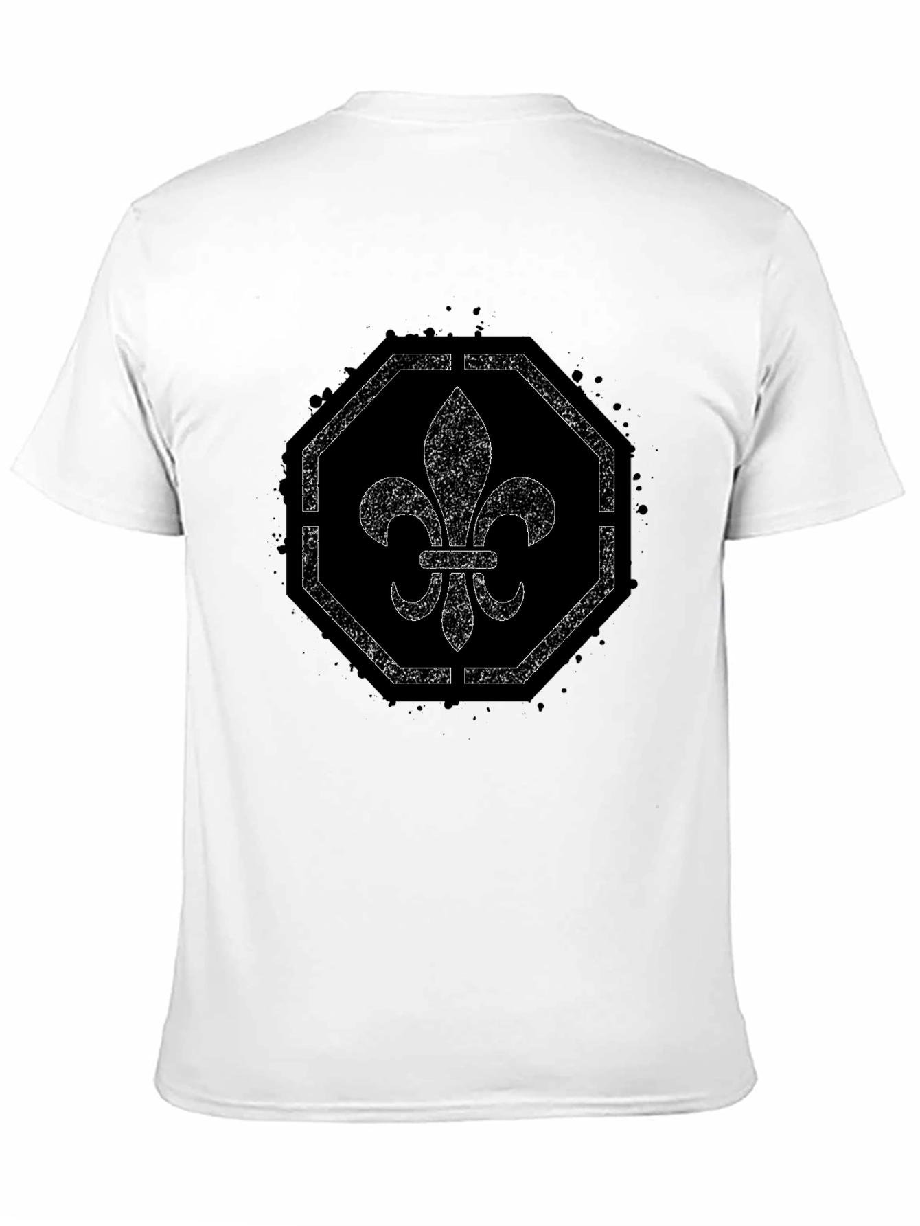 Fleur-de-lis Graphic Tee - Distressed Print