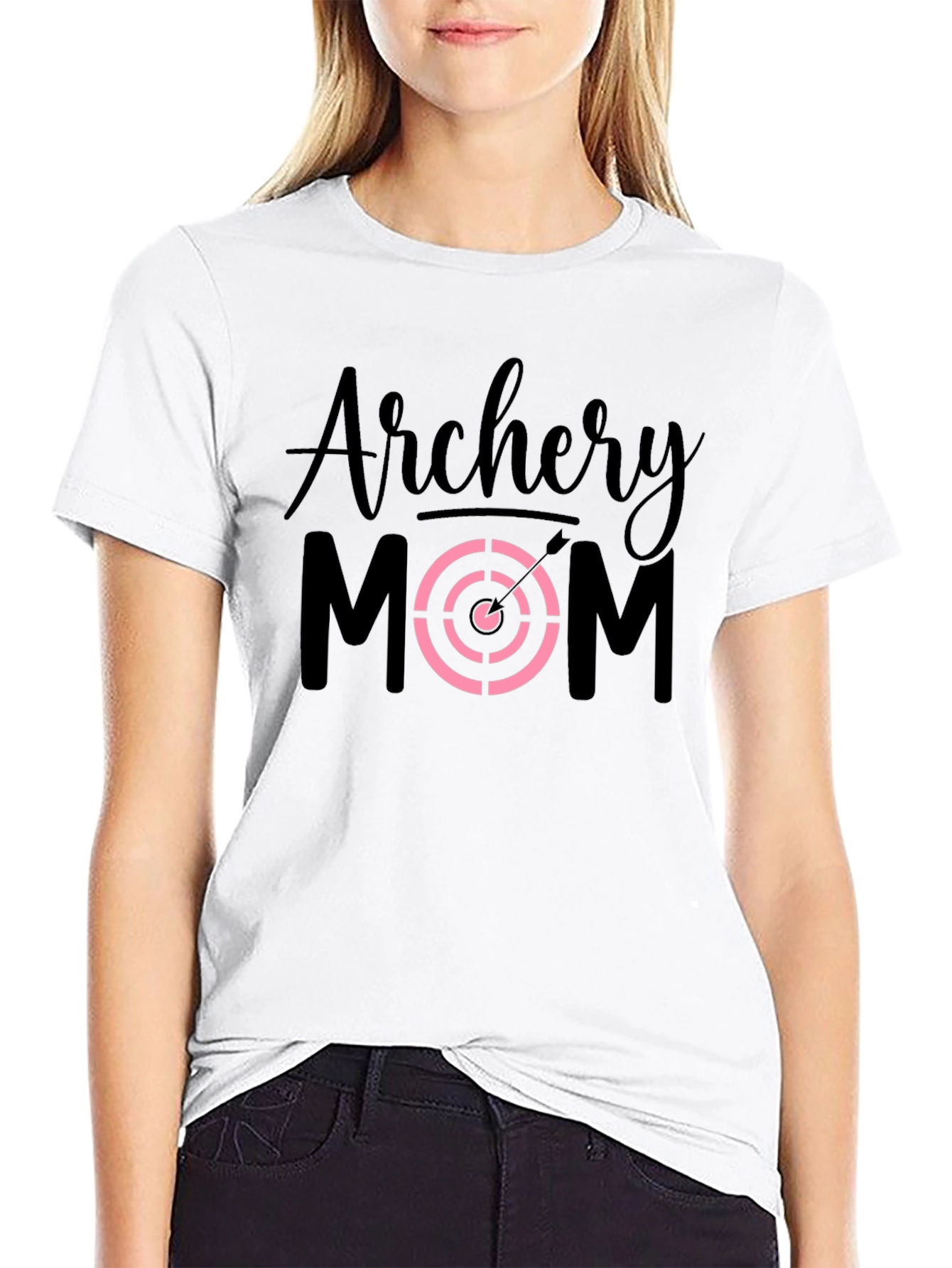 Archery Mom T-Shirt: Target Graphic Stylish Tee