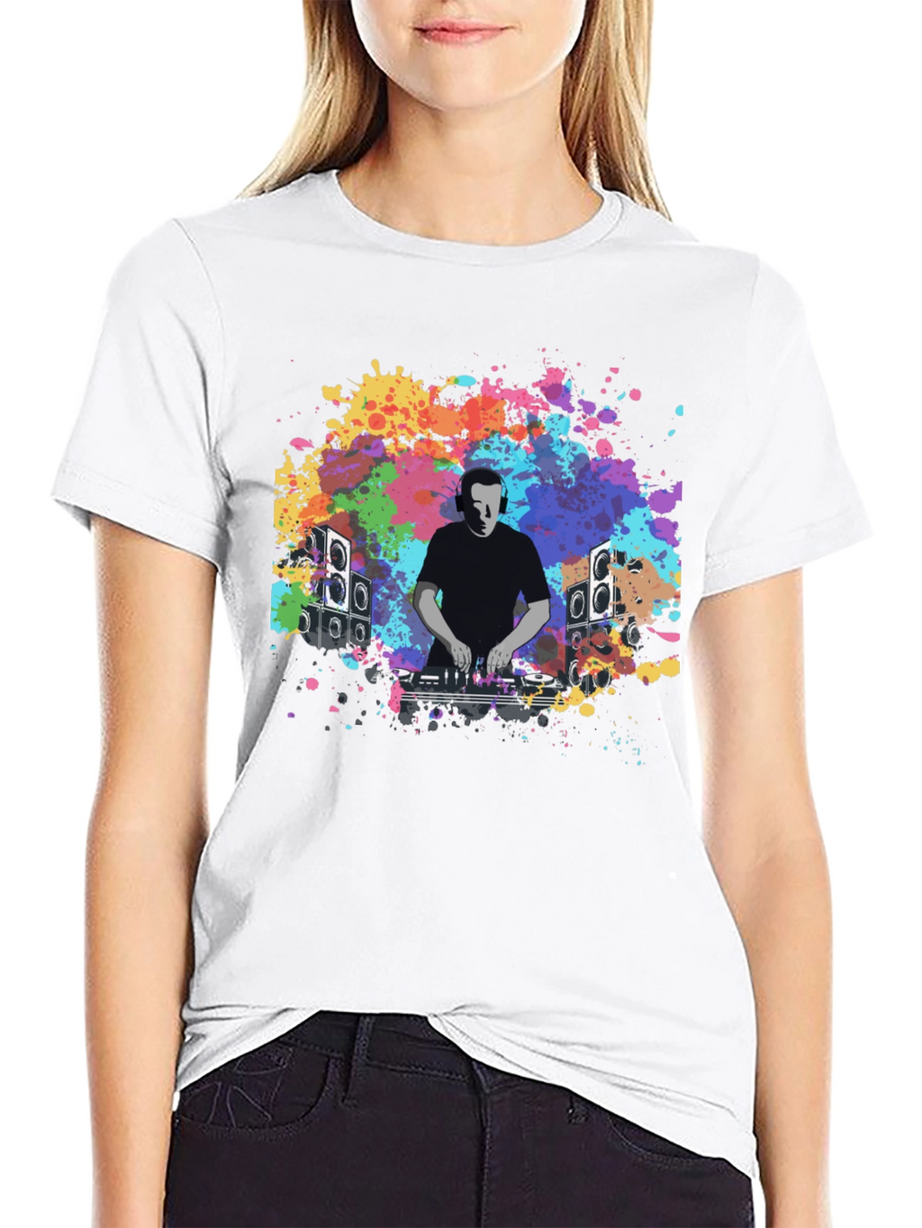 DJ Splatter T-Shirt - Music Lover Graphic Tee