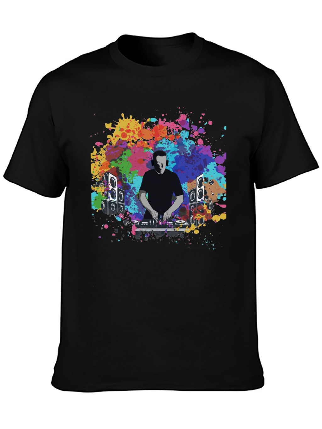DJ Splatter T-Shirt - Music Lover Graphic Tee