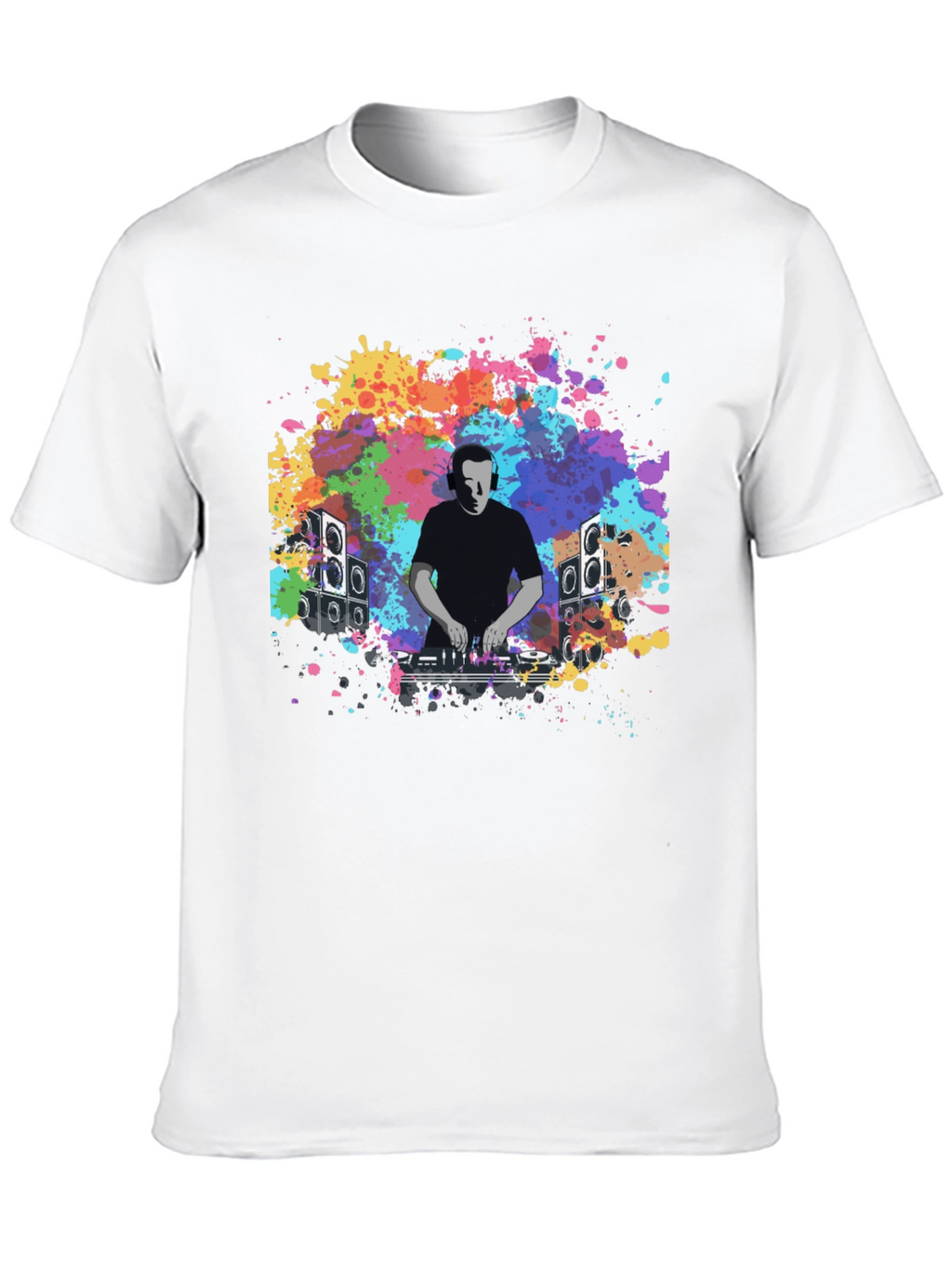 DJ Splatter T-Shirt - Music Lover Graphic Tee