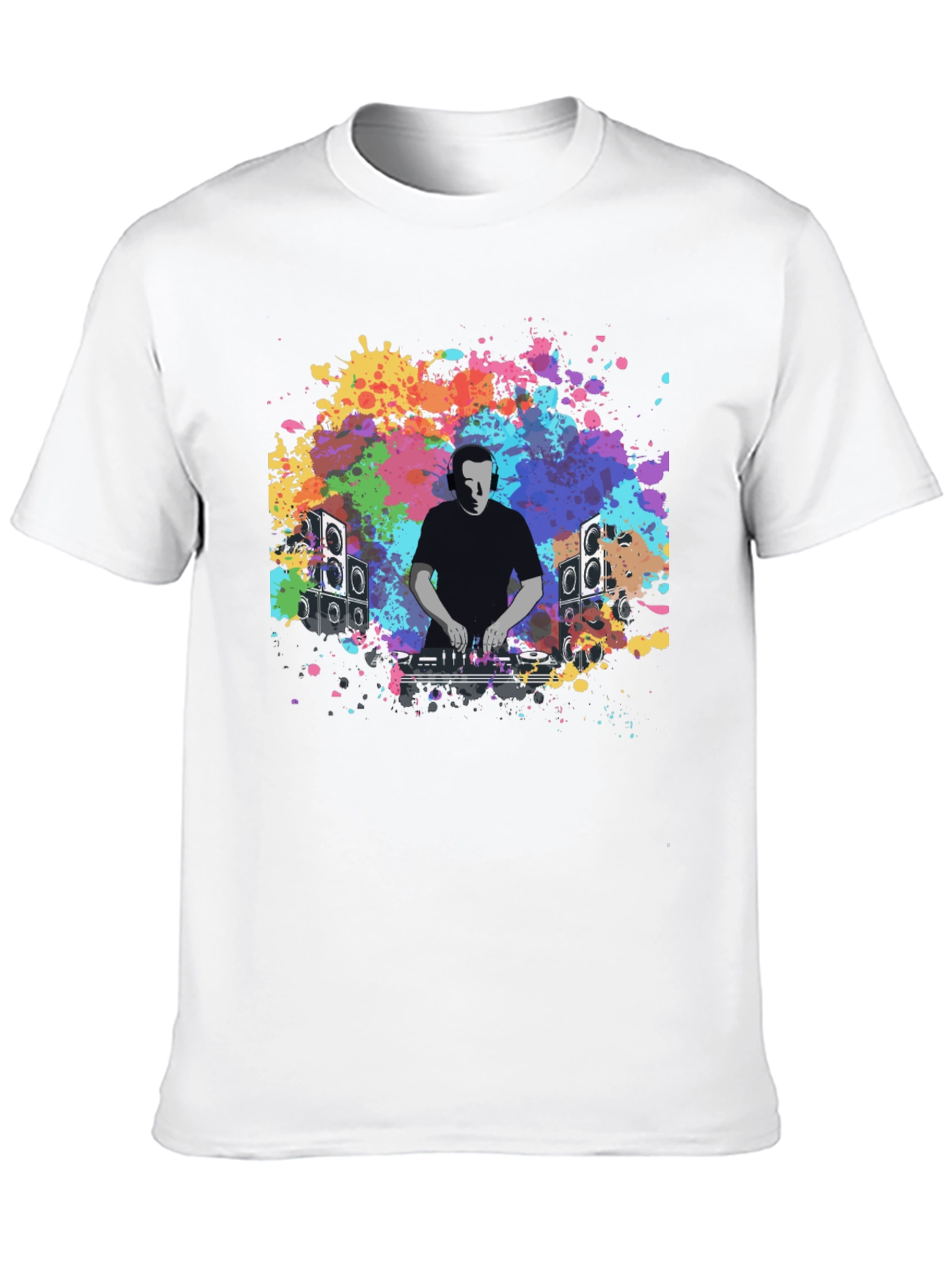 DJ Splatter T-Shirt - Music Lover Graphic Tee