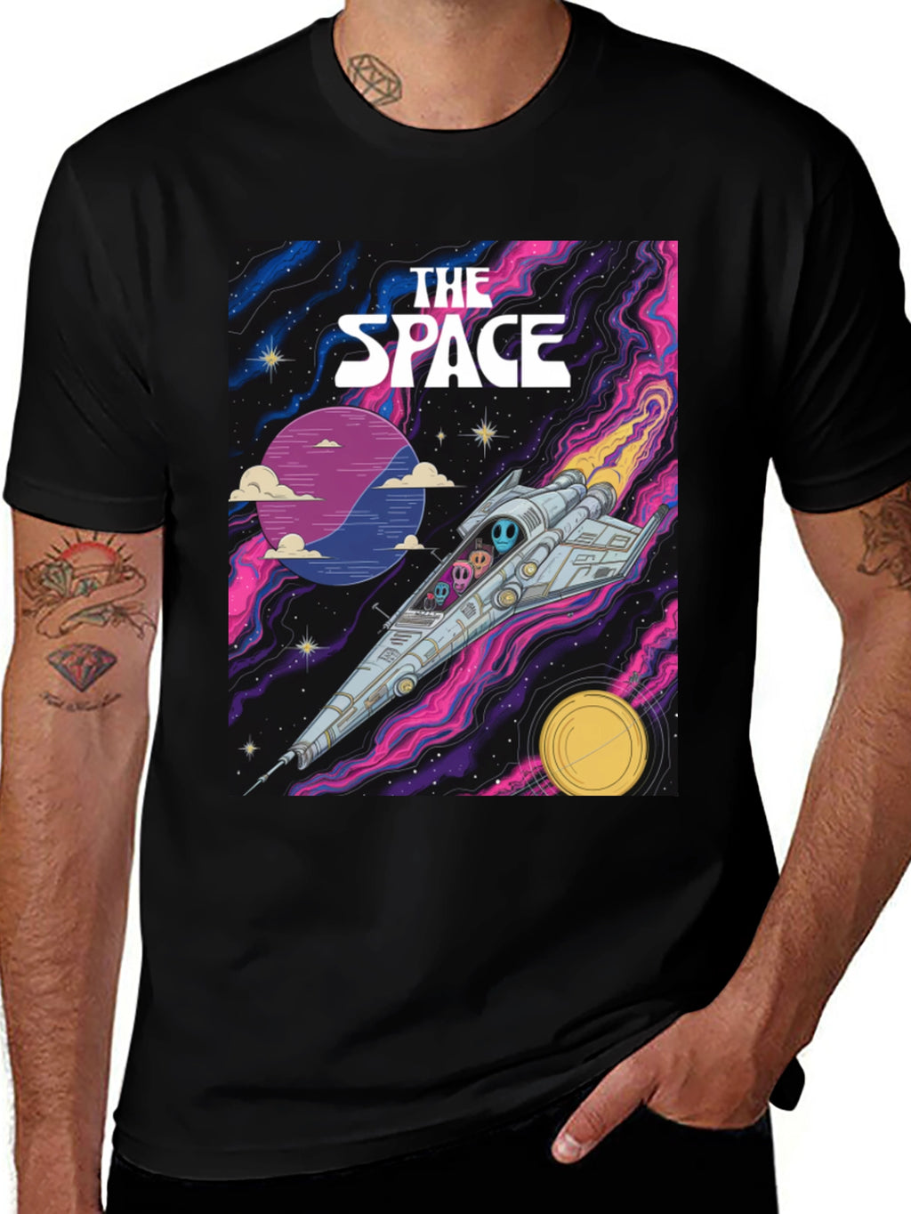 The Space Adventure T-Shirt - Sci-Fi Graphic Tee