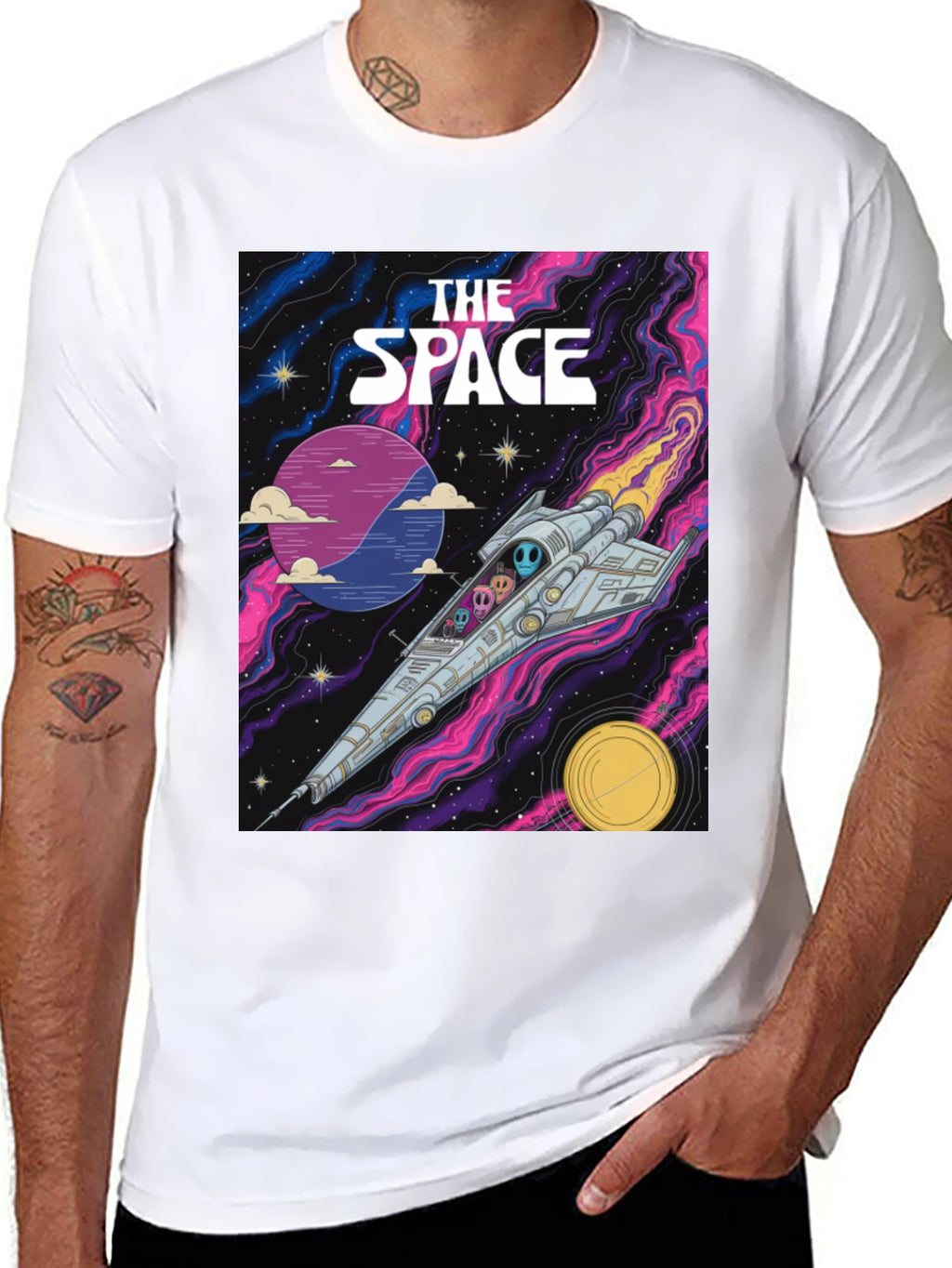 The Space Adventure T-Shirt - Sci-Fi Graphic Tee