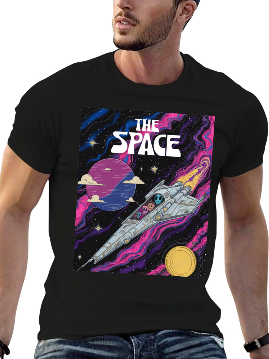 The Space Adventure T-Shirt - Sci-Fi Graphic Tee