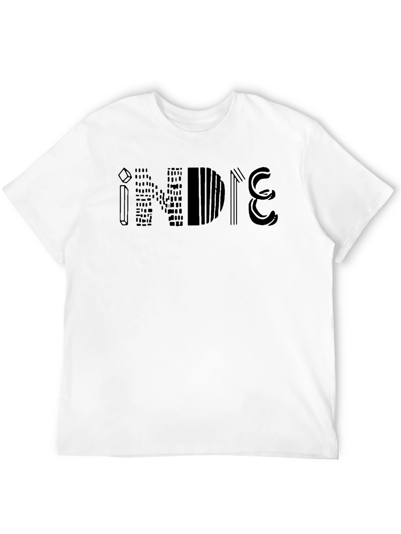 Indie Black Graphic Tee - Stylish and Unique