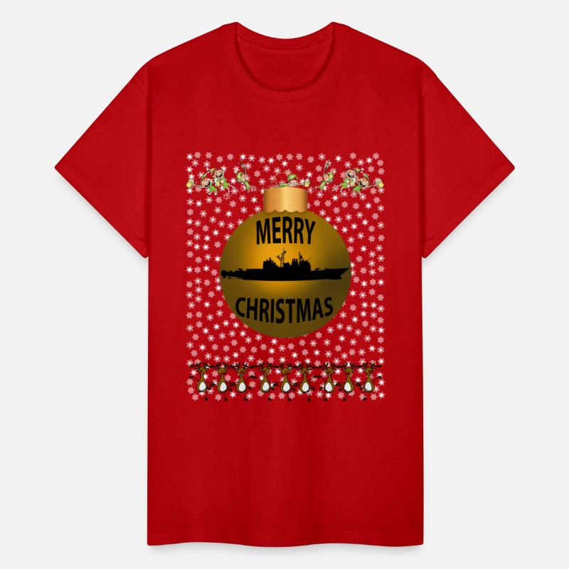 Ticonderoga mk26 cruiser christmas bauble jumper