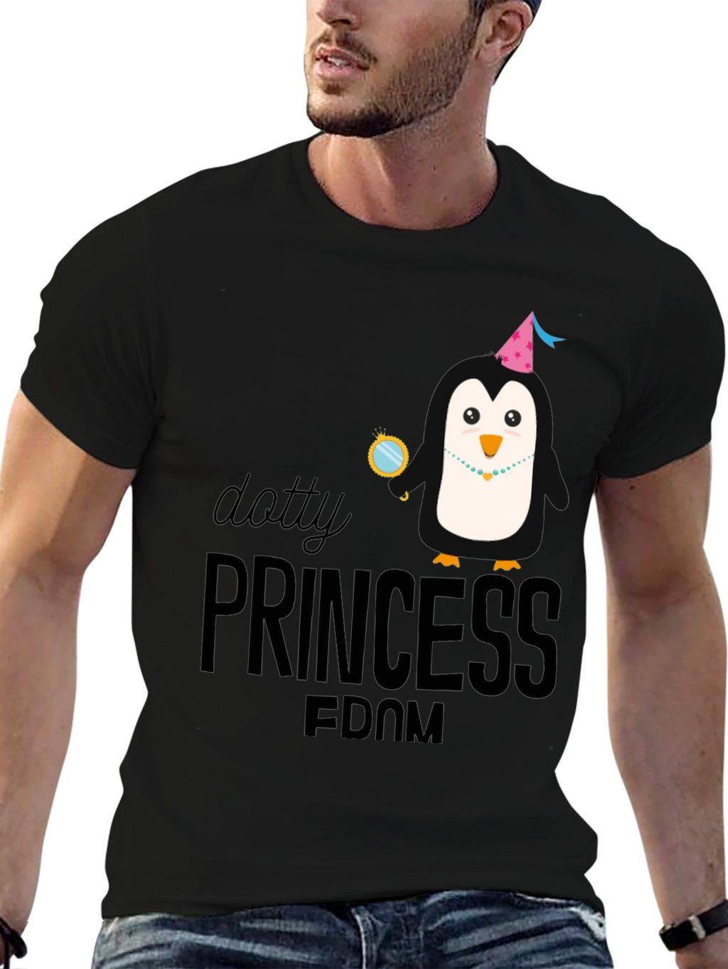 Dotty Princess Penguin T-Shirt