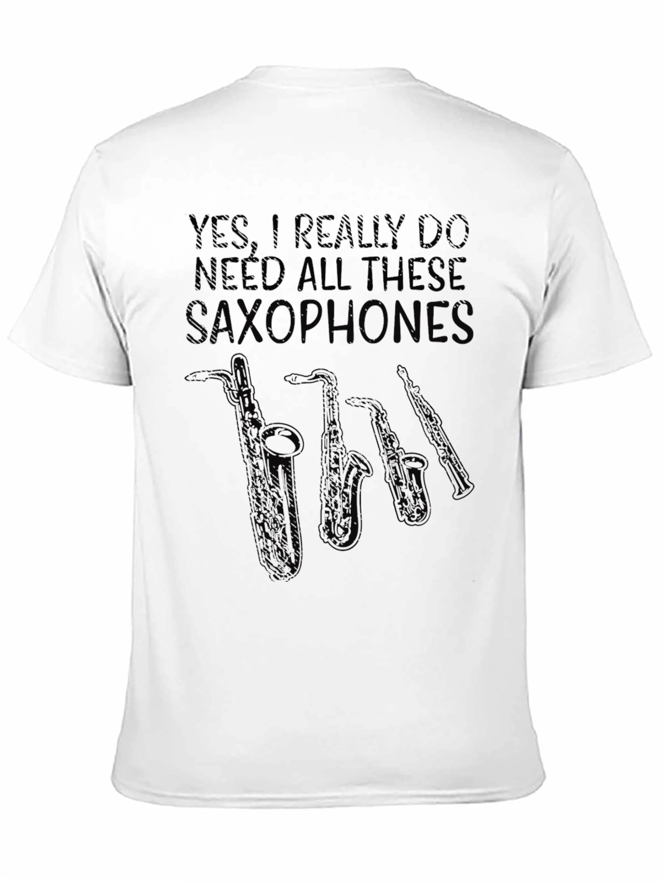 Saxophone Lover Graphic Tee - Musician T-Shirt
