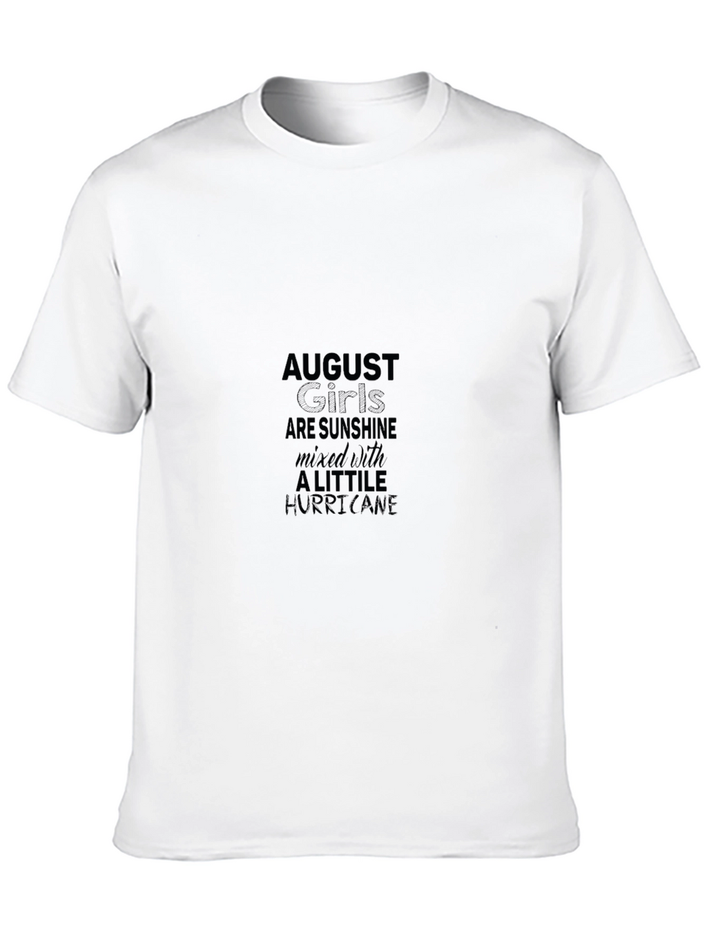 August Girls Sunshine Hurricane Black T-Shirt