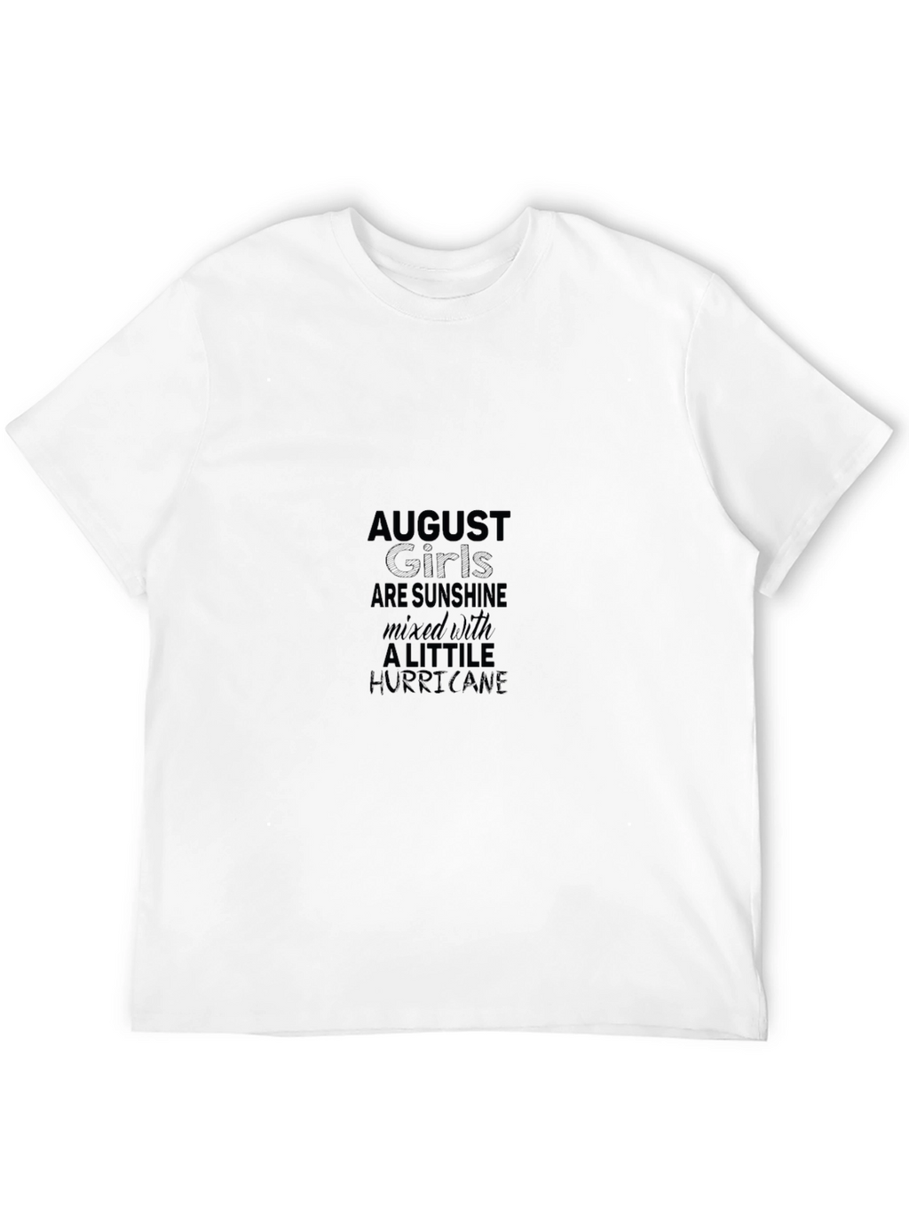 August Girls Sunshine Hurricane Black T-Shirt