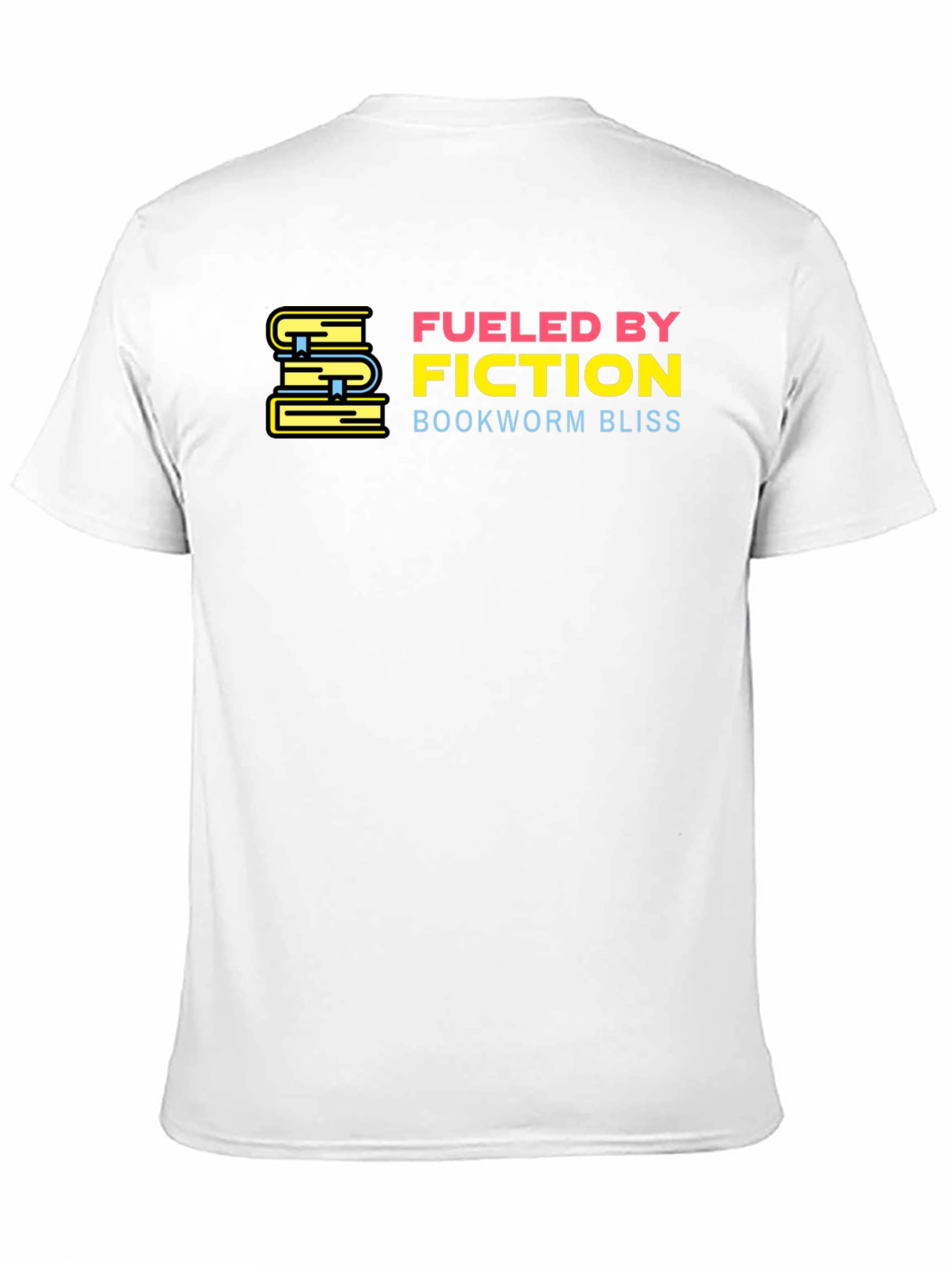 Fueled By Fiction Bookworm Bliss Black T-Shirt