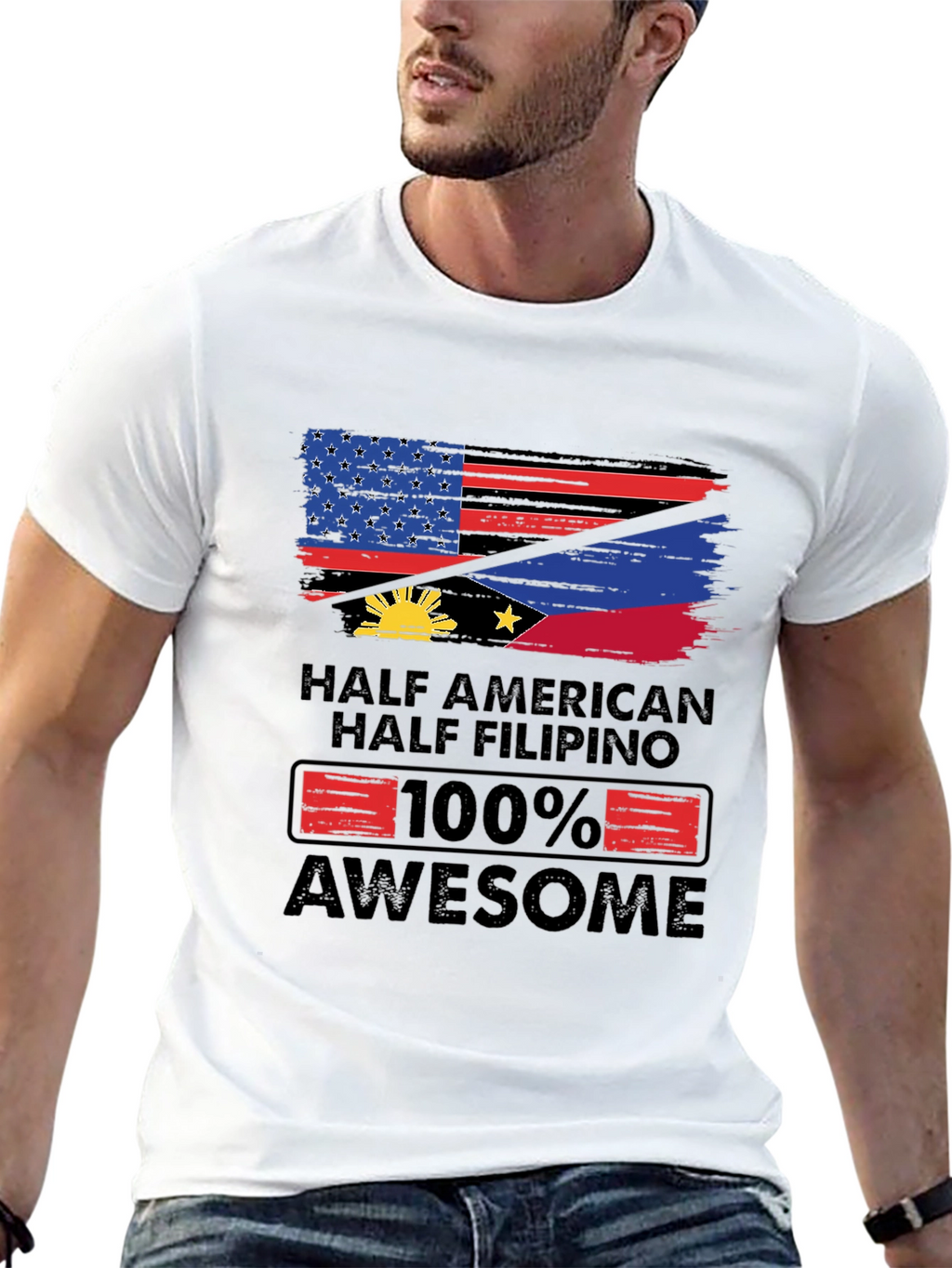 Half American Half Filipino T-Shirt