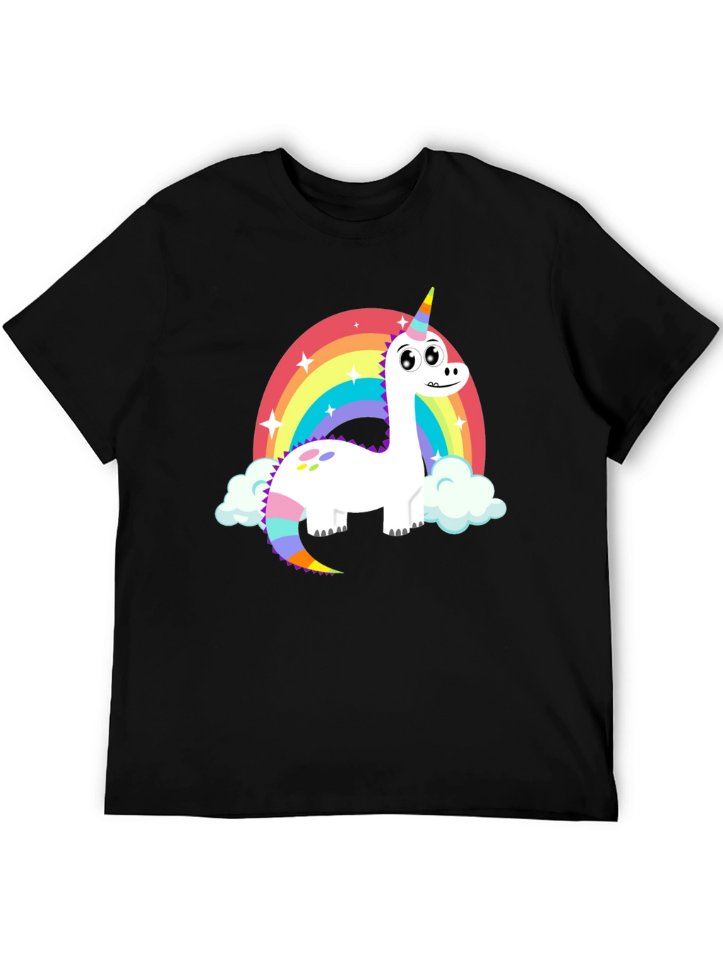 Rainbow Dinosaur Unicorn T-Shirt