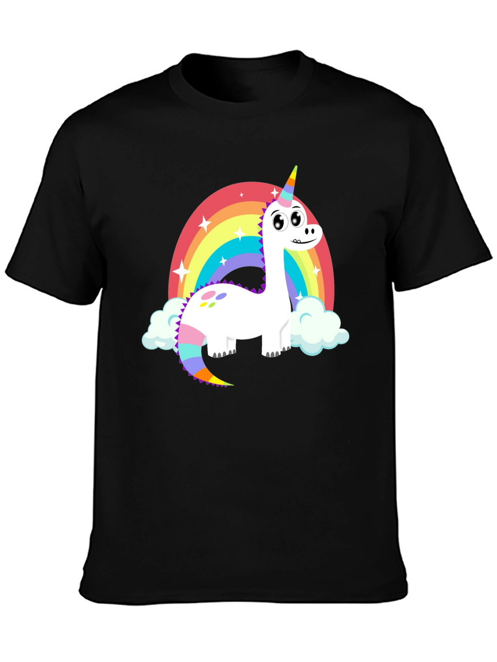 Rainbow Dinosaur Unicorn T-Shirt