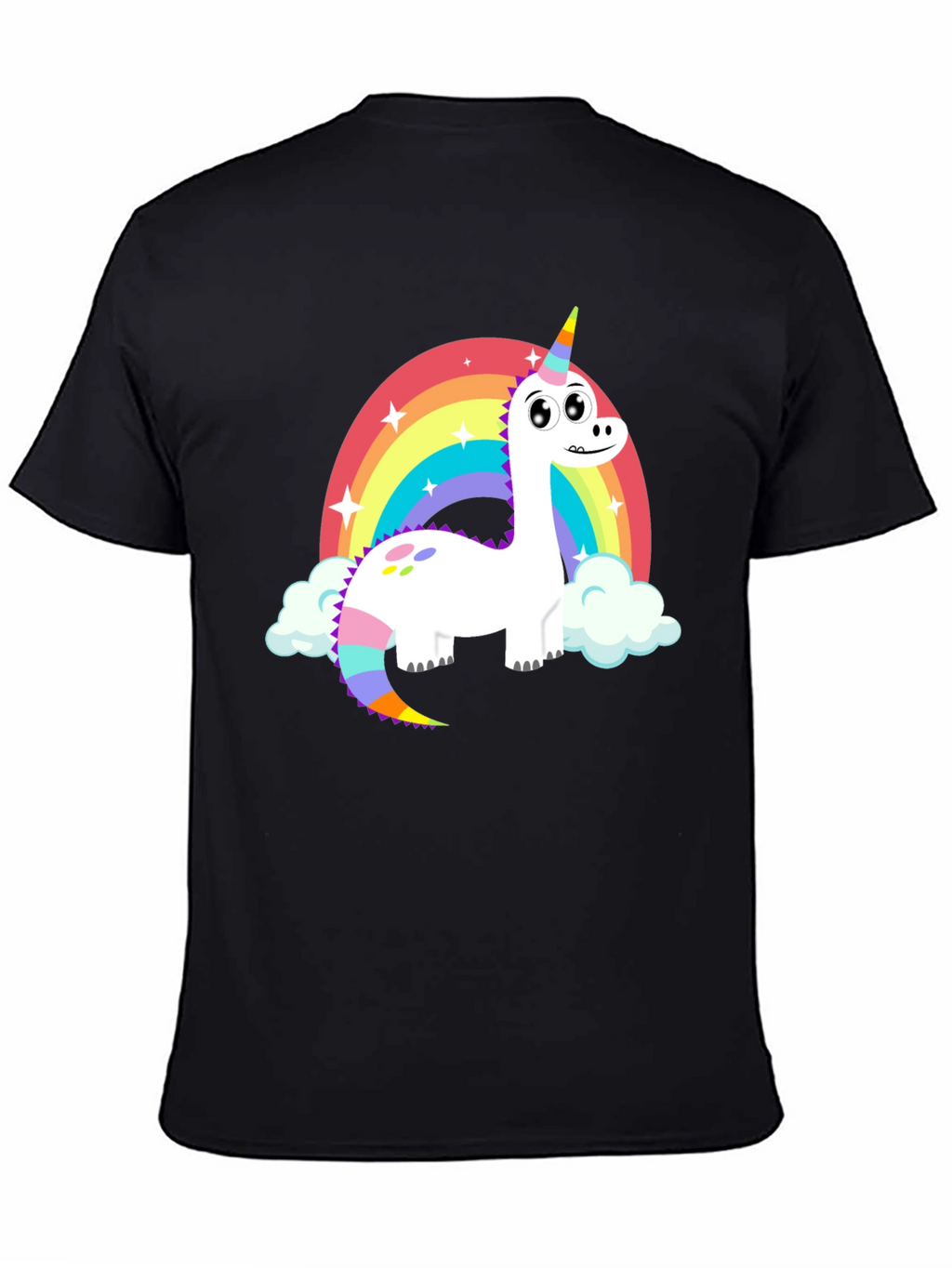 Rainbow Dinosaur Unicorn T-Shirt