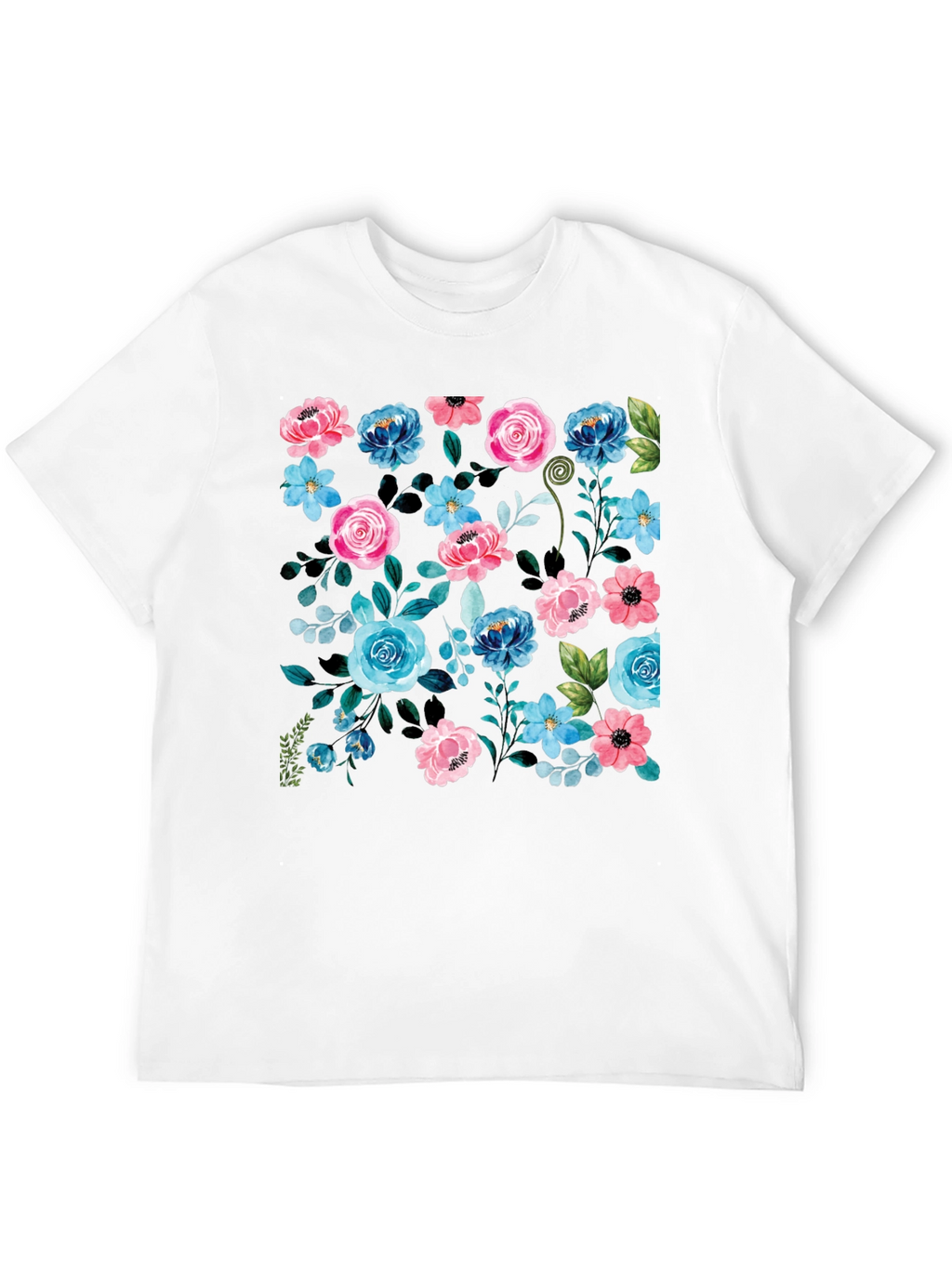 Floral Print T-Shirt - Stylish and Comfortable
