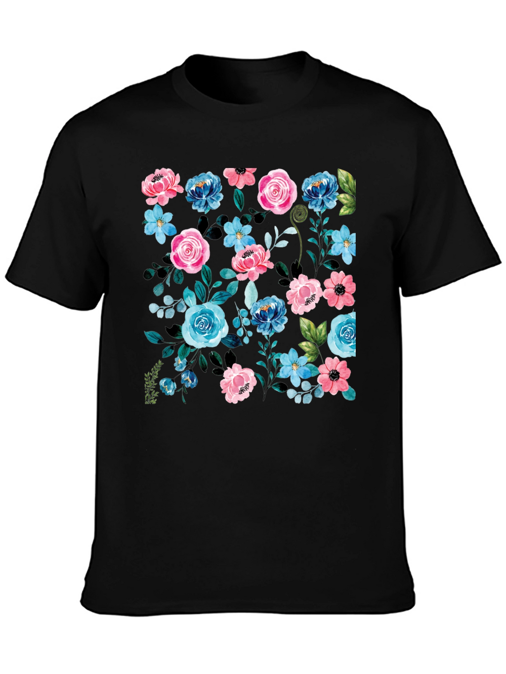 Floral Print T-Shirt - Stylish and Comfortable