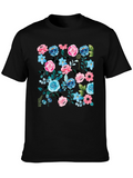 Floral Print T-Shirt - Stylish and Comfortable