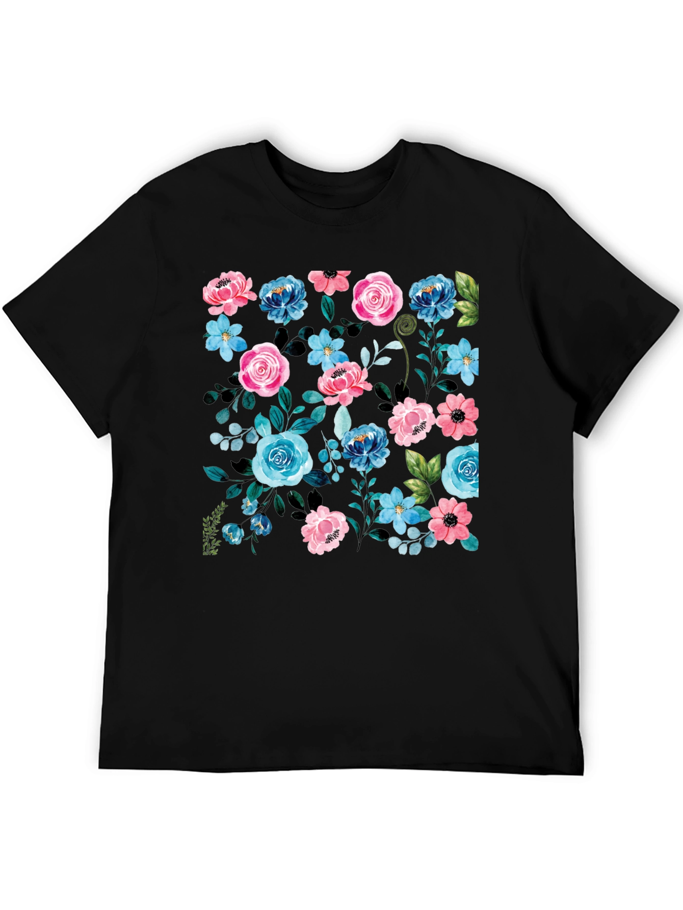 Floral Print T-Shirt - Stylish and Comfortable
