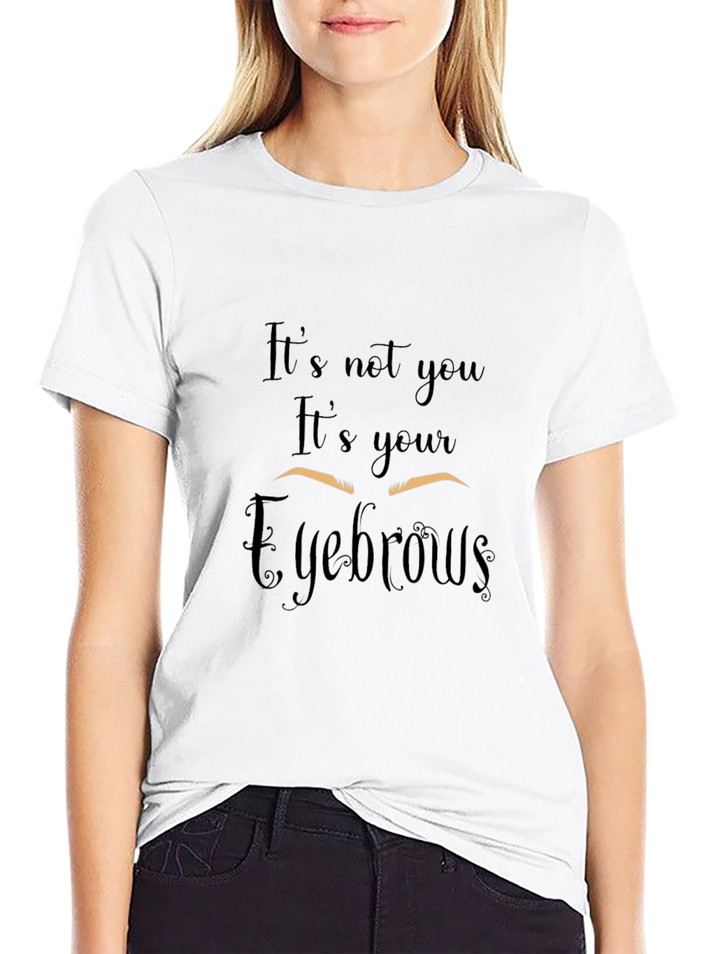 Funny Eyebrow Graphic Tee