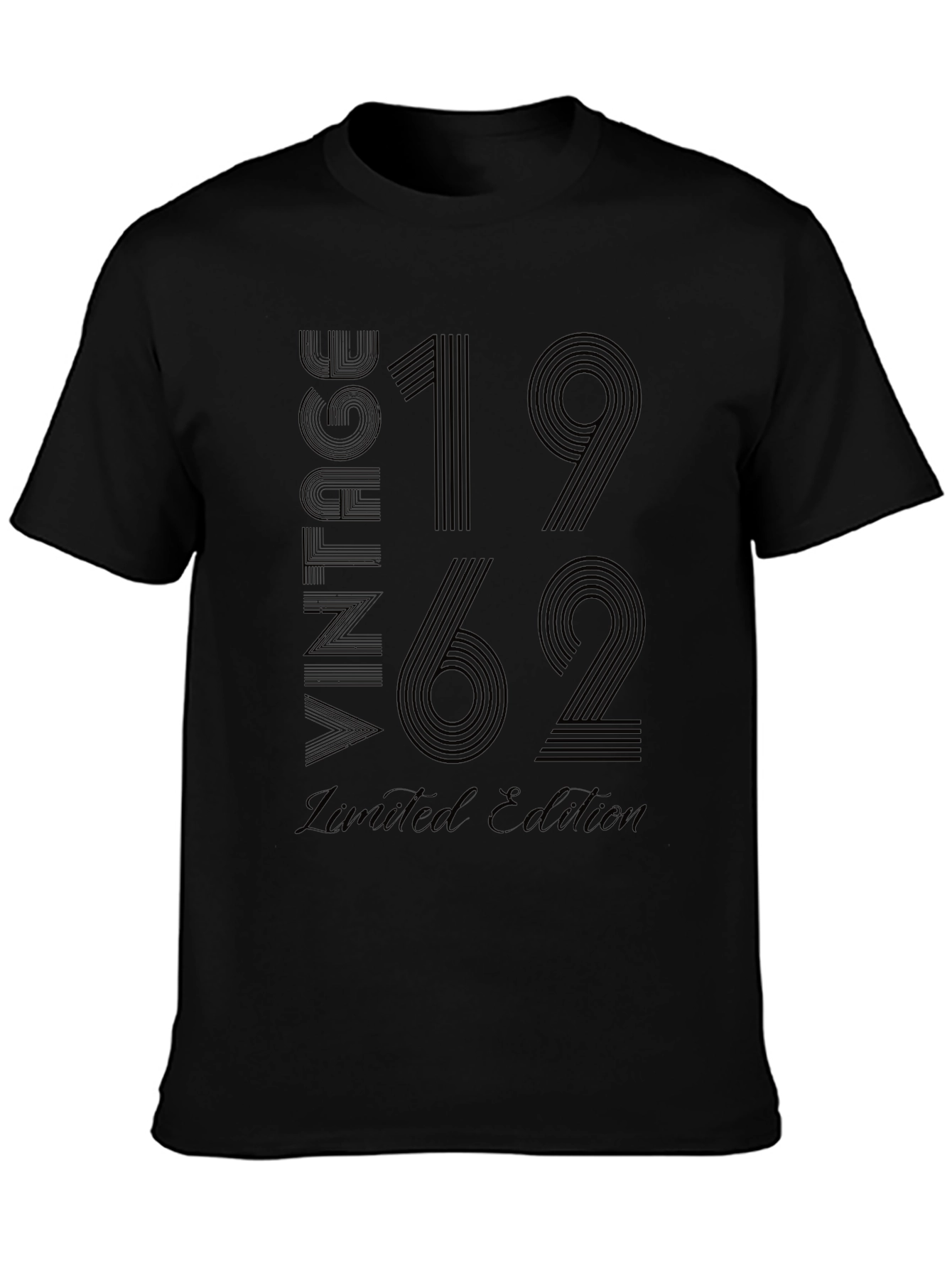 Vintage 1962 Limited Edition Black T-Shirt