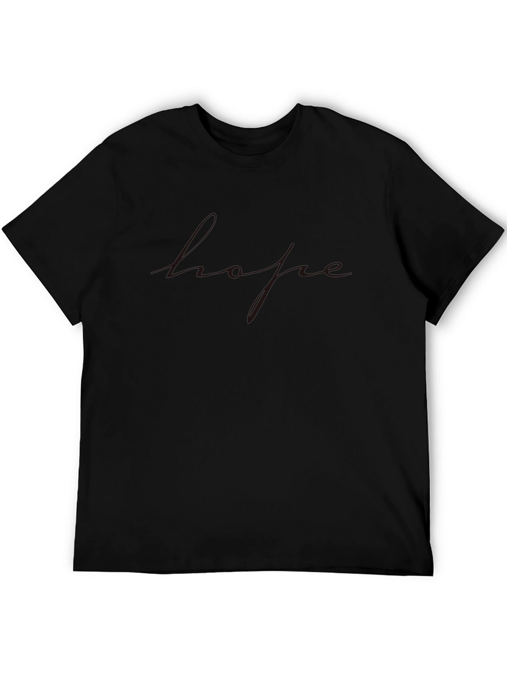 Mens Black Hype Short Sleeve T-Shirt