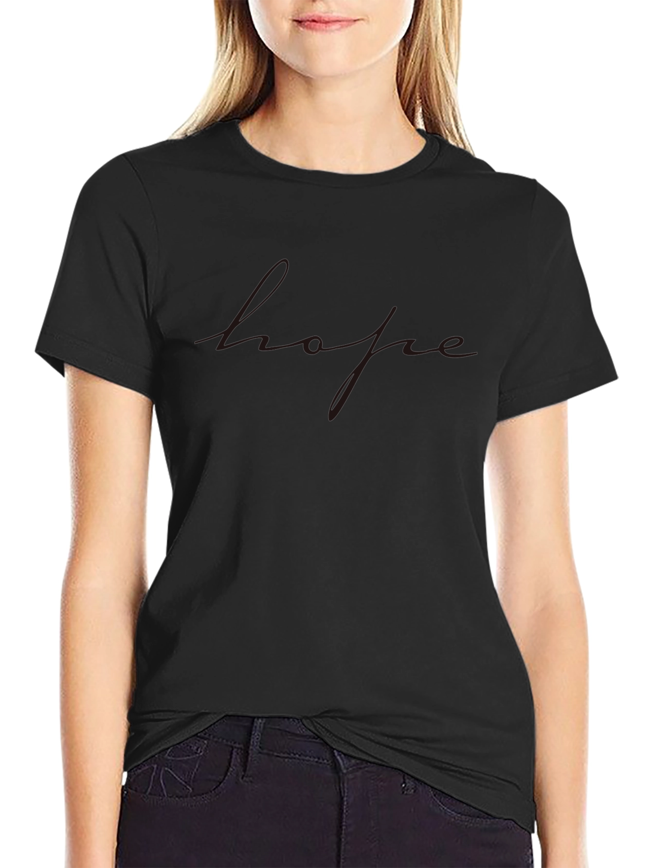 Mens Black Hype Short Sleeve T-Shirt