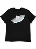 Origami Boat Graphic Tee - Black