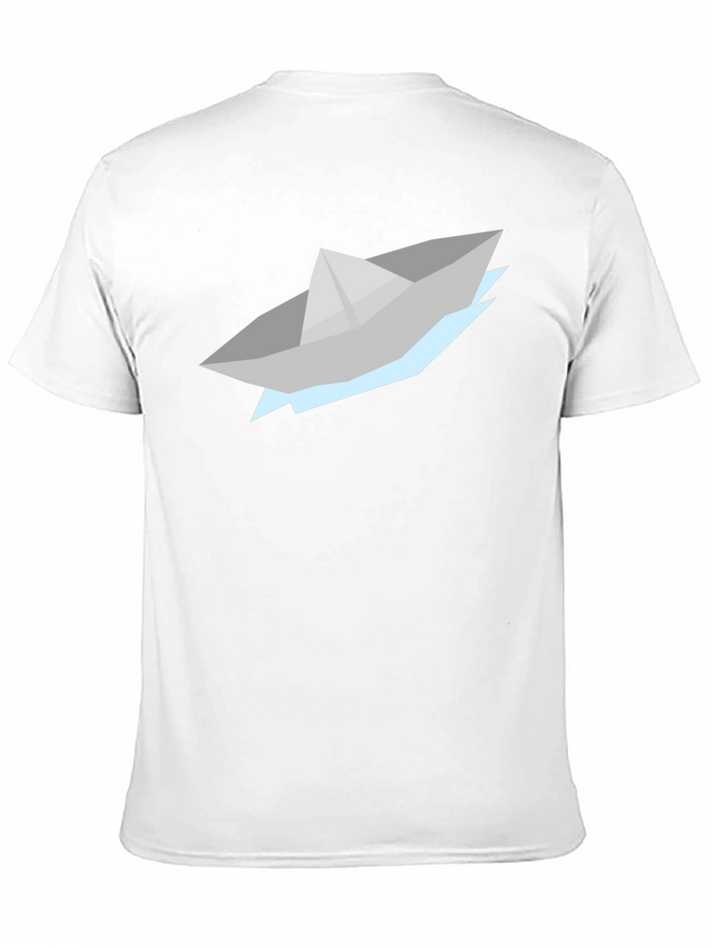 Origami Boat Graphic Tee - Black