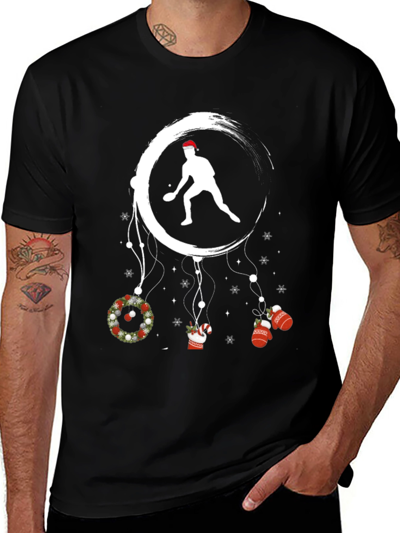 Festive Ping Pong Christmas T-Shirt