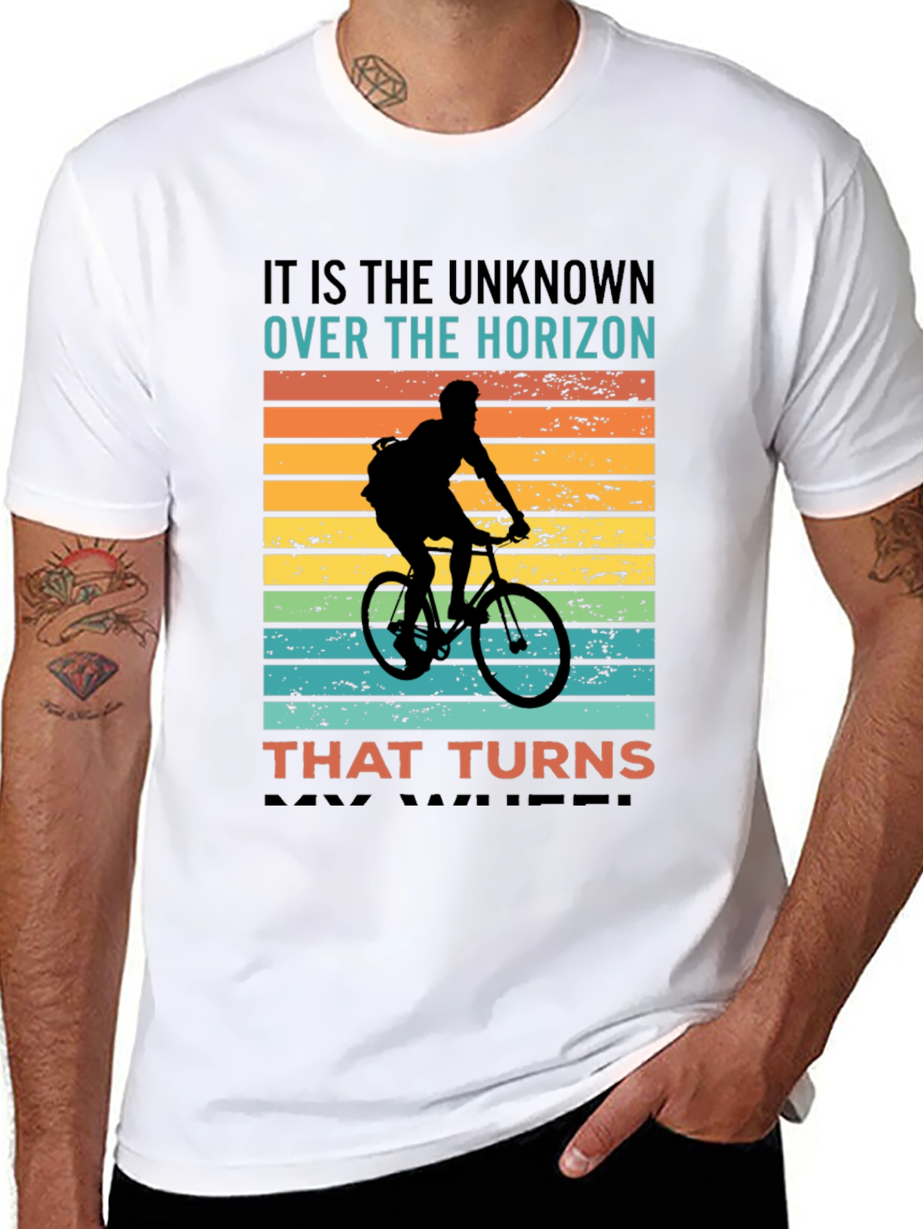 Unknown Horizon Biker T-Shirt