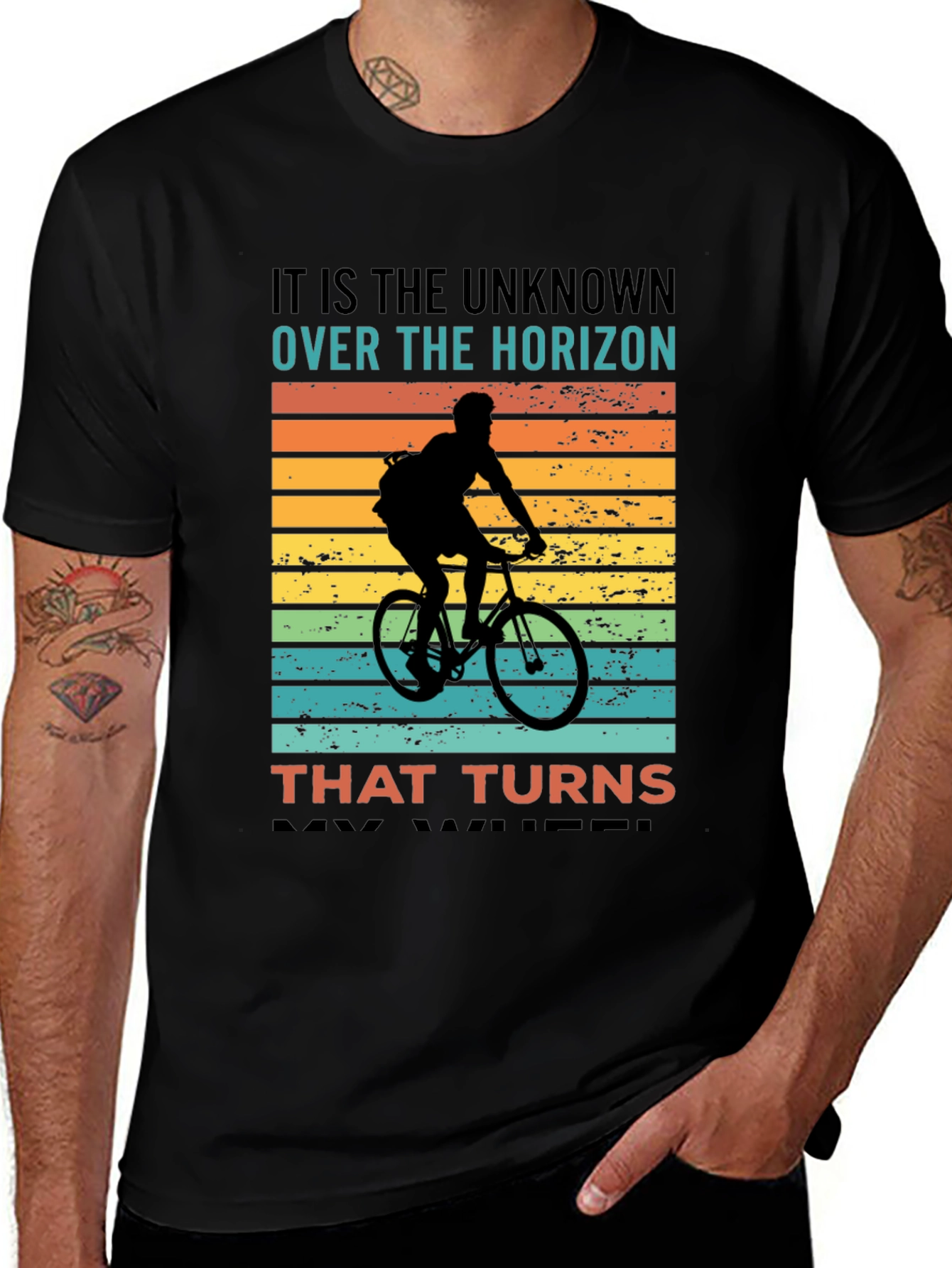 Unknown Horizon Biker T-Shirt