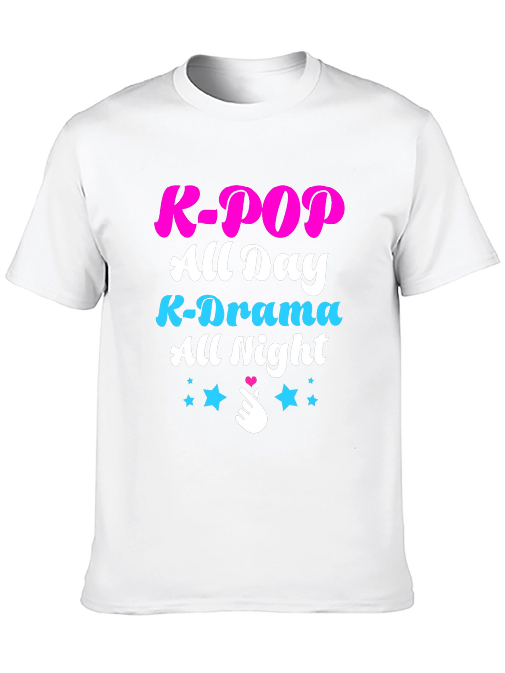 K-Pop All Day T-Shirt - K-Drama All Night Tee