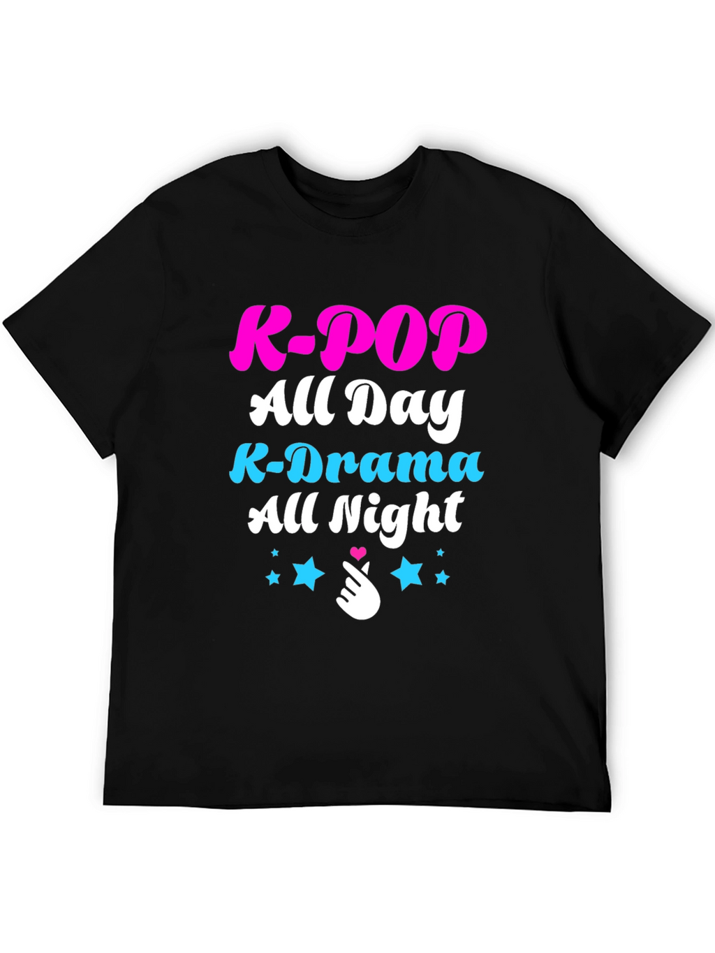 K-Pop All Day T-Shirt - K-Drama All Night Tee